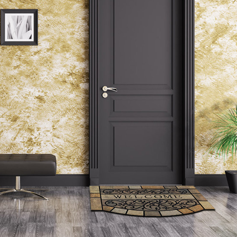 Irregular Shape Doormat-Flocking Type-details6