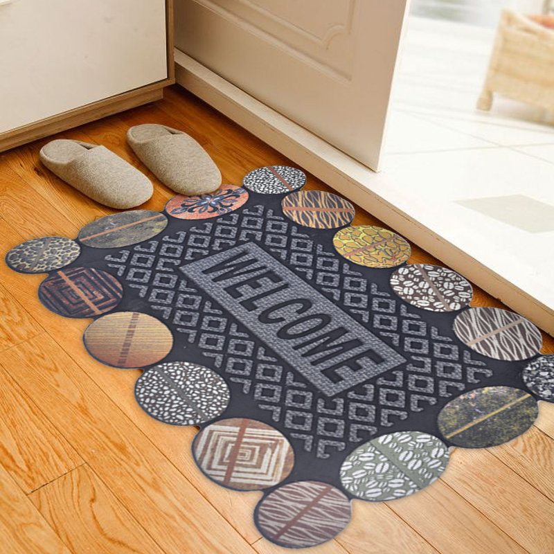 Irregular Shape Doormat-Flocking Type-details7