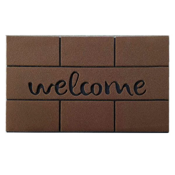 Nylon Flocked Rubber Doormats Heavy Duty for All Weather Outside Use - 图片 3