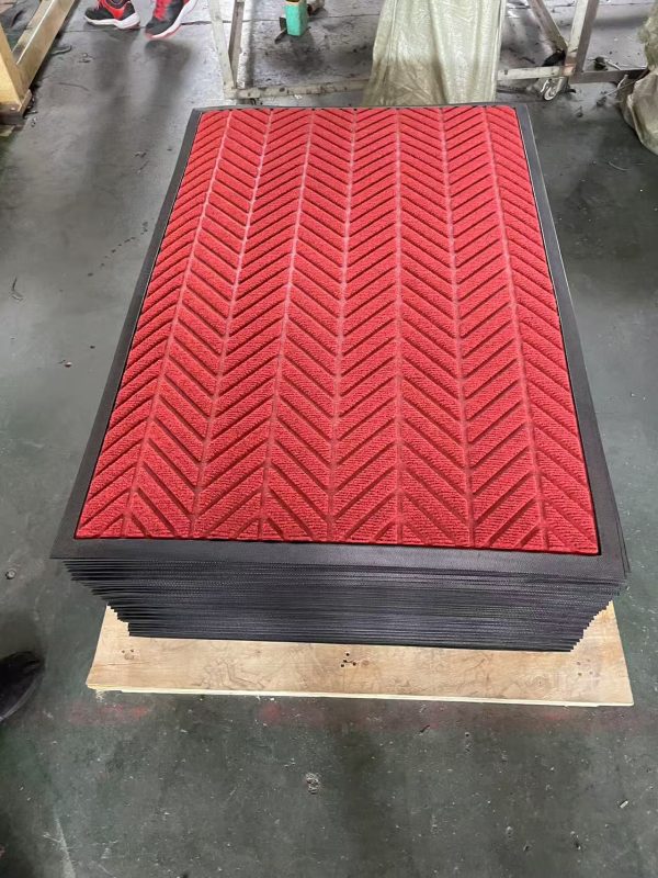 Tire Tread Pattern Rubber Doormat