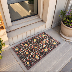 Mandala Pattern Door Mat