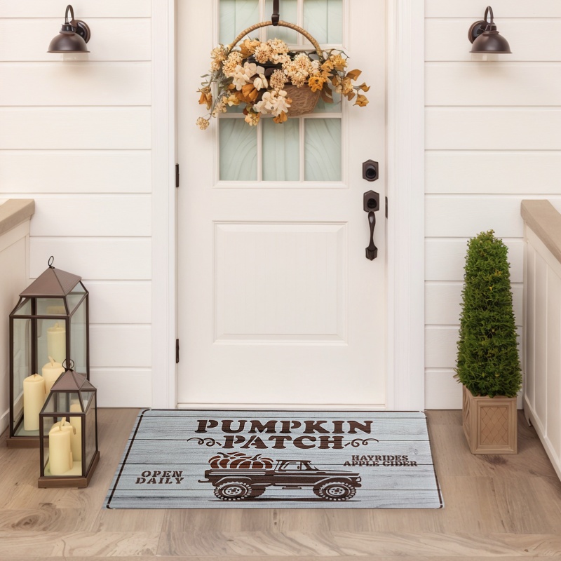 Wholesale Fall Autumn Pumpkin Printed Door Mat - Image 5