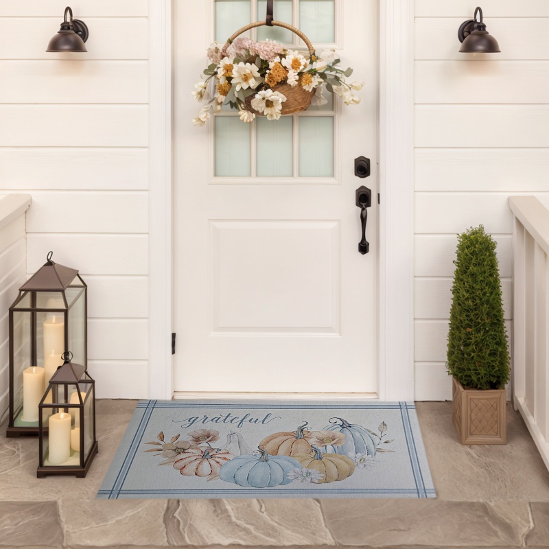 Wholesale Fall Autumn Pumpkin Printed Door Mat - Image 6
