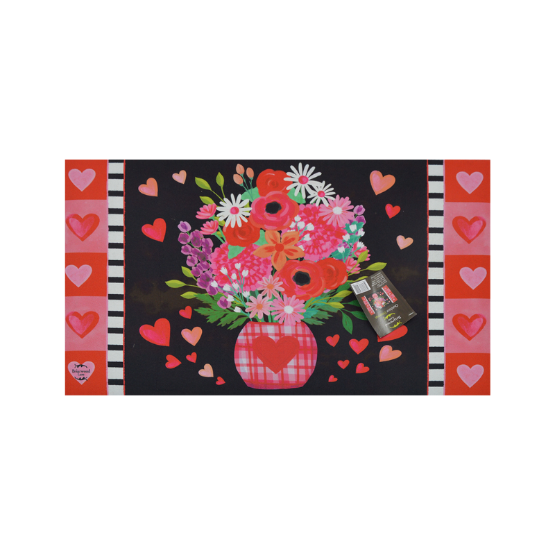 floral Outdoor Door Mat