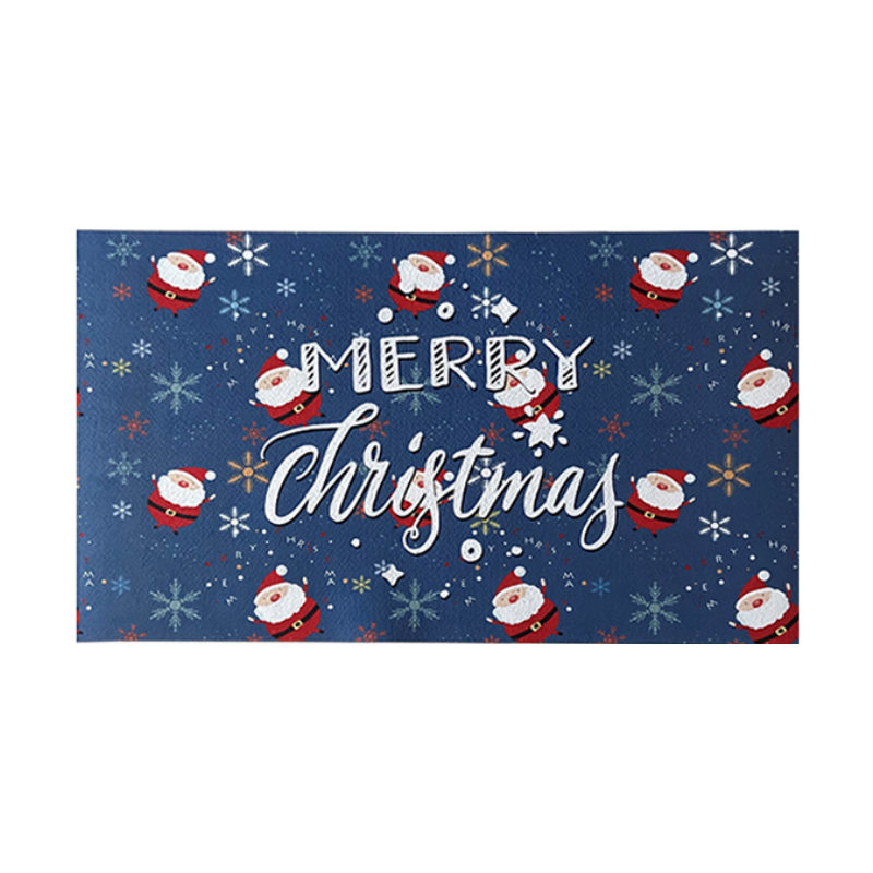 Personalized Festive Christmas Outdoor Rubber Mat - Image 4
