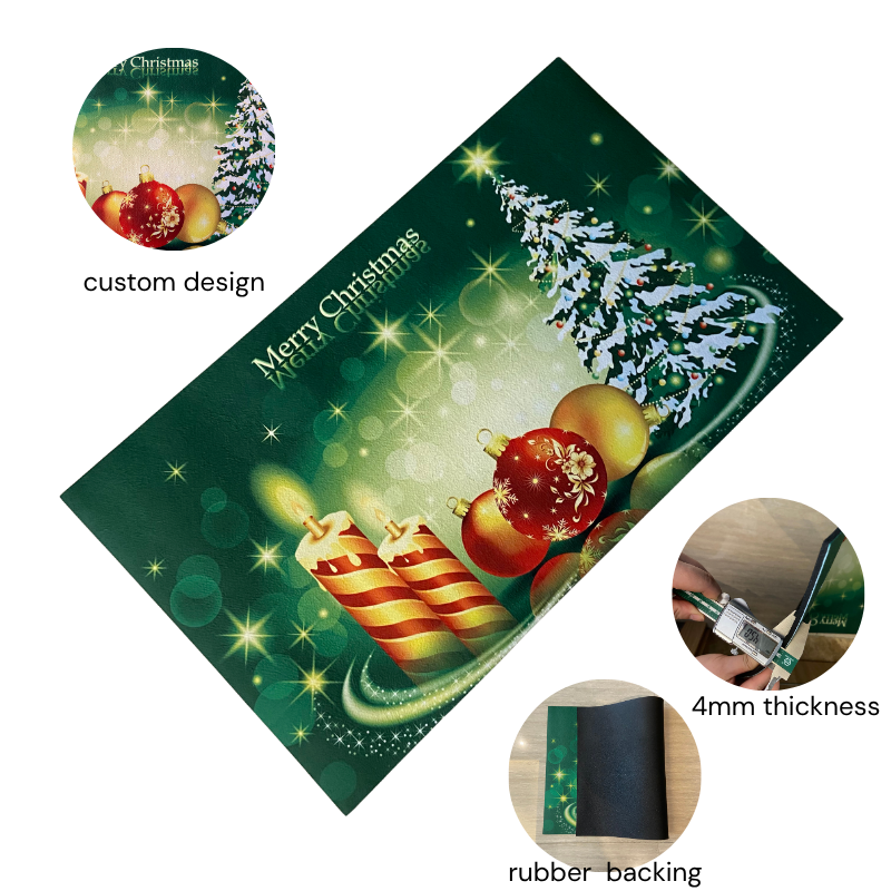 Custom Christmas Outdoor Welcome Mat