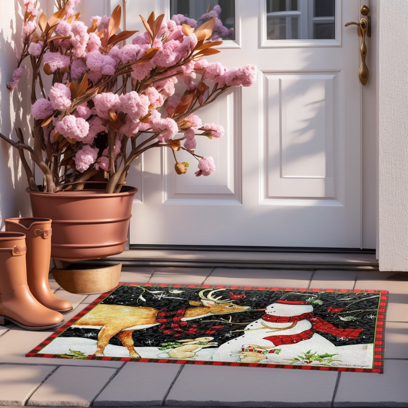 Custom Christmas Outdoor Welcome Mat